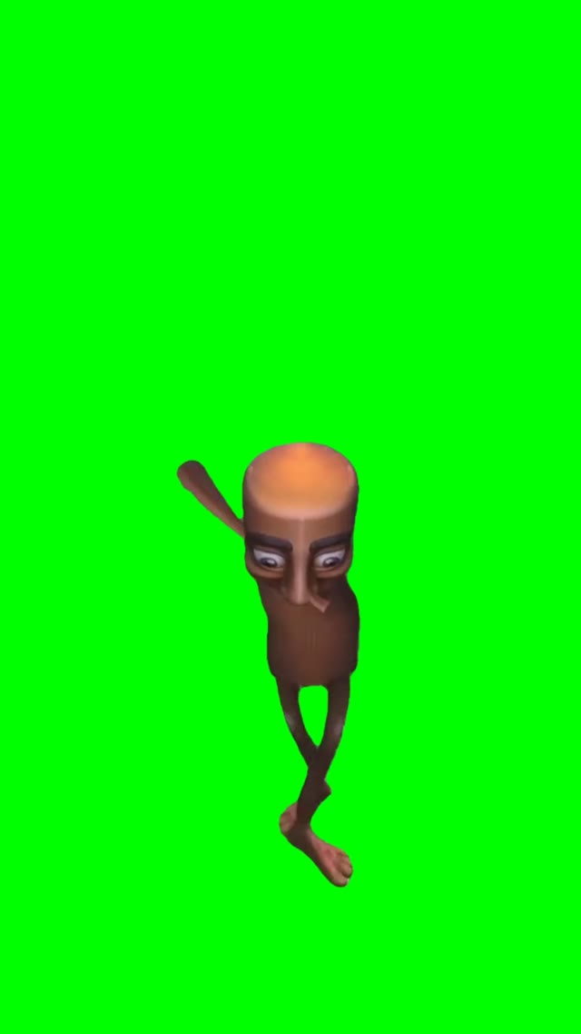Tung tung rat dance  green screen