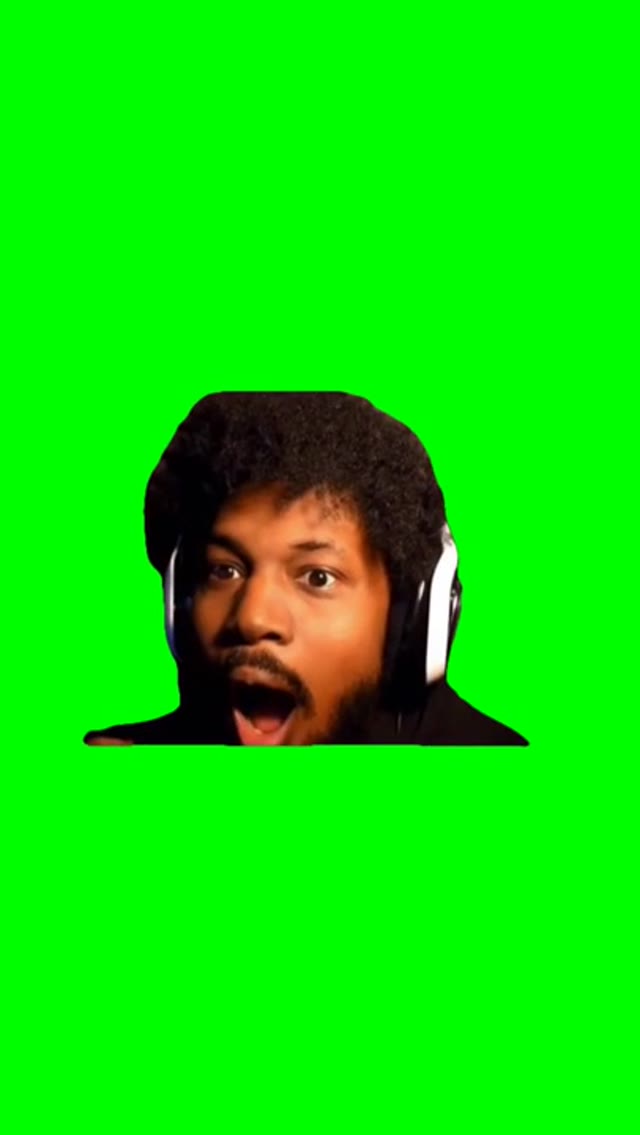 Wait hold on wait green screen