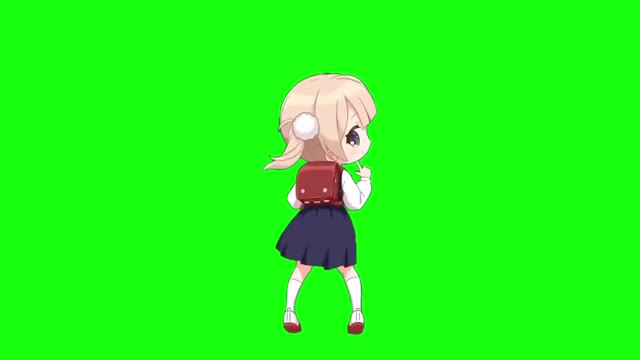 Watch my 9 mm go bang Loli Dance green screen