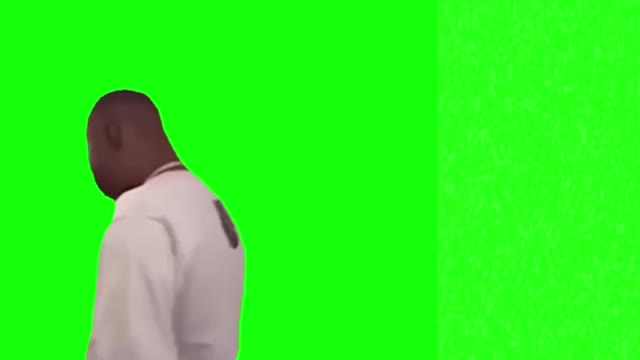 What are you doing Nothing green screen