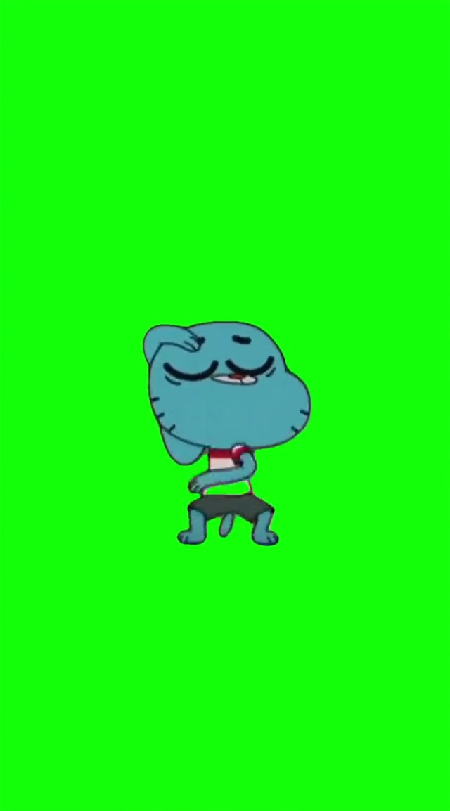 Wobbly Wiggly green screen