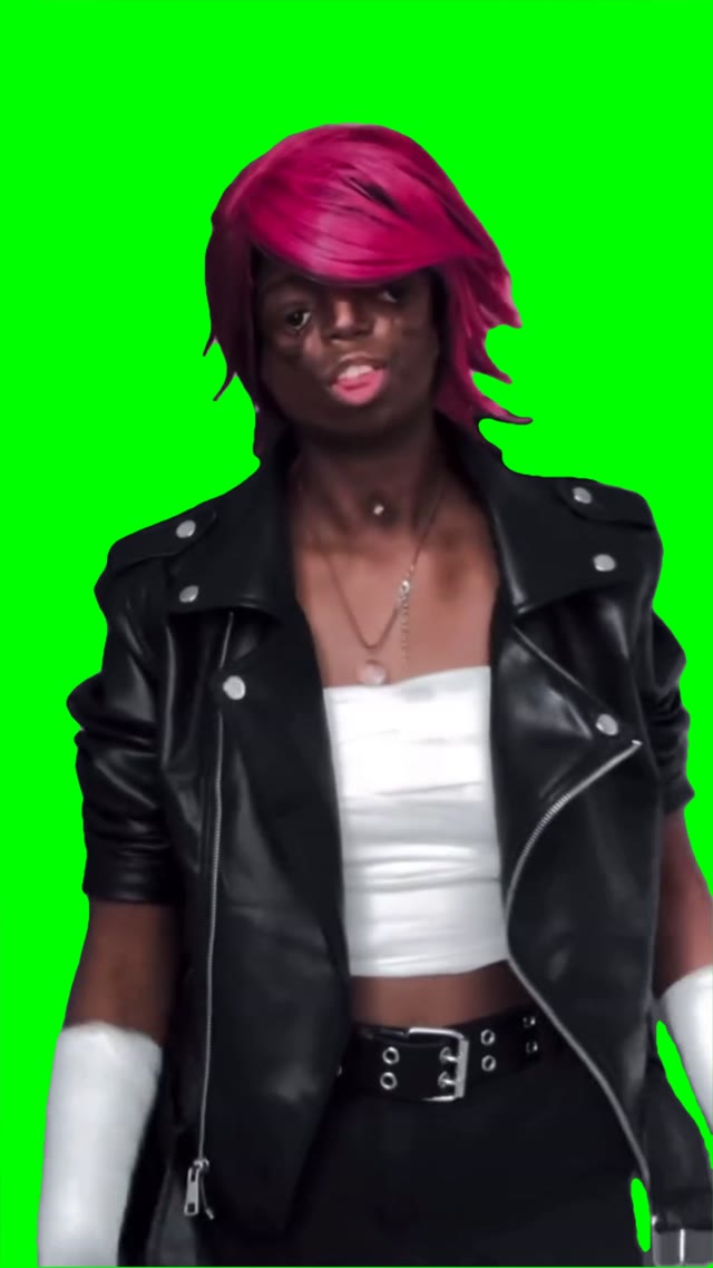 You see this look green screen
