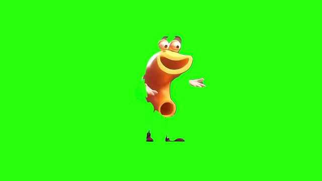 dancing macaroni green screen
