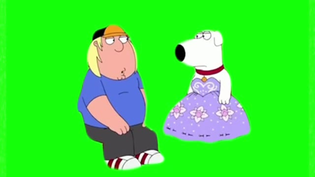 family guy do you or do you not feel bonita green screen